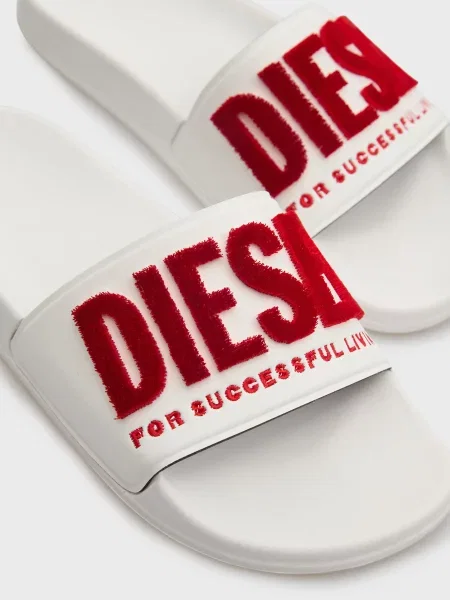 Шлепанцы Diesel белые