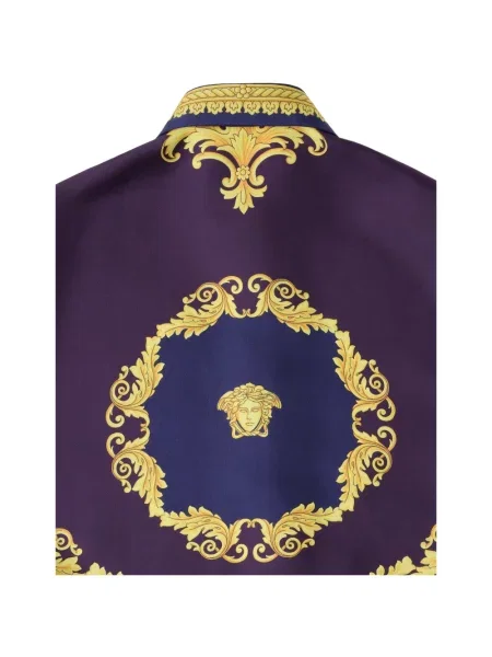 Rochie mini Versace de mătase violet