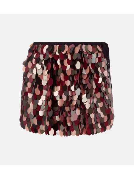 Fustă Dries Van Noten bordo