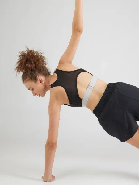 Reebok Sutien sport negru alb