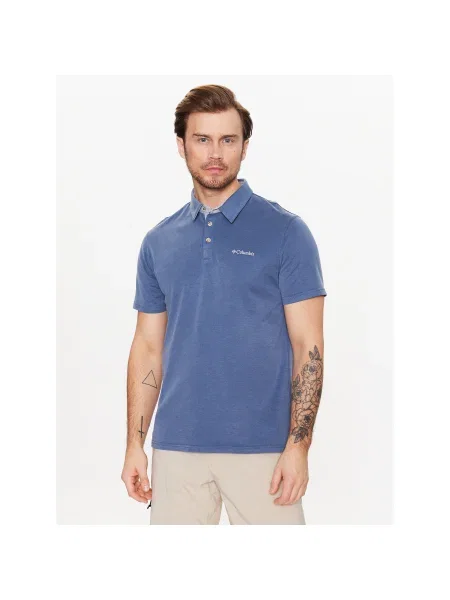 Columbia Pólóing Nelson Point Regular Fit kék