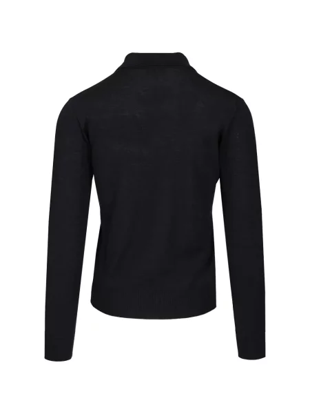 Με κολάρο μακρύς polo Emporio Armani μαύρο