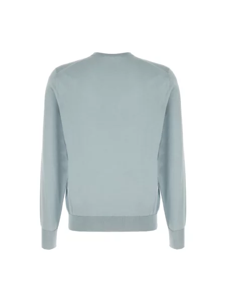 Dzianinowy sweter Dolce And Gabbana niebieski