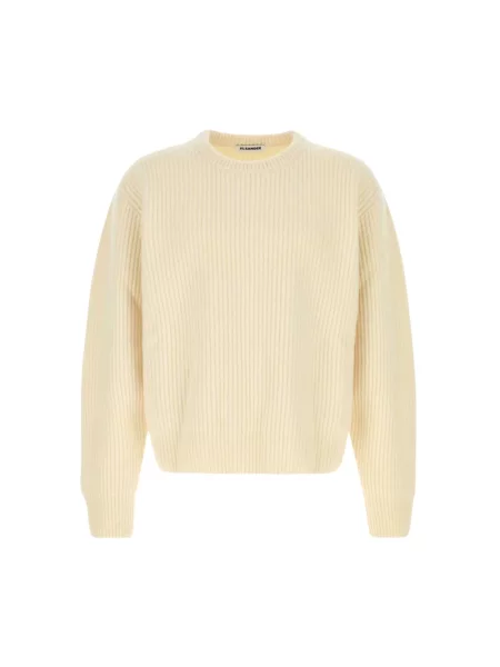 Sweter Jil Sander wełniany beżowy