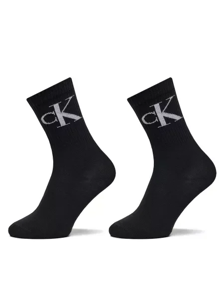 Calvin Klein Jeans ponožky dámske s bavlnou čierna