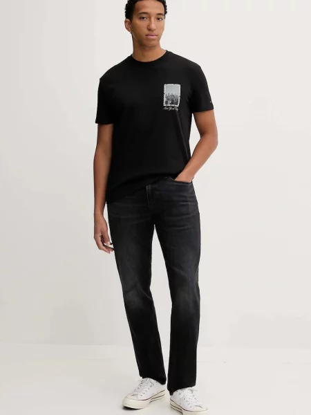 Kratka majica Tommy Jeans črna