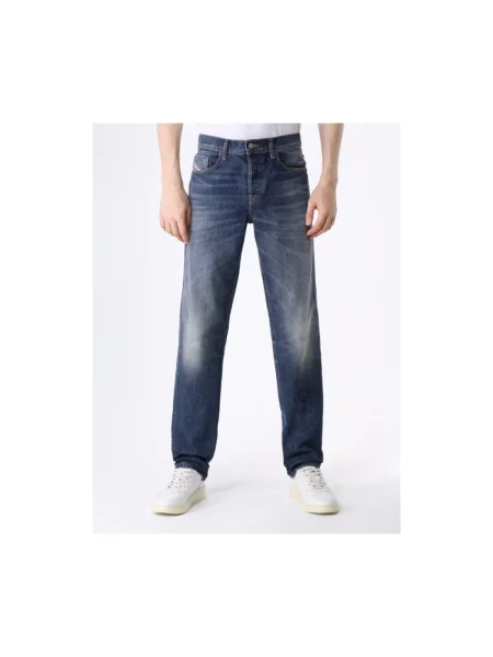 Jeansy Diesel z 5 kieszeniami niebieskie