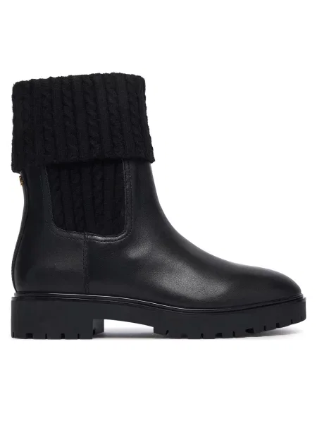 Bokacsizma LAUREN RALPH LAUREN Allyson Cbl Bo Bte fekete