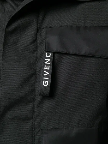 Geacă Givenchy cu glugă negru