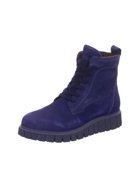 Buty do kostki Tamaris skórzane fioletowe