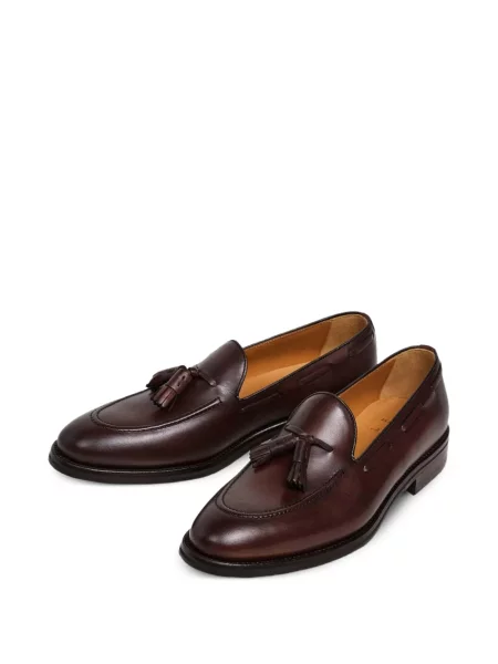 Pantofi loafer Hackett London din piele maro