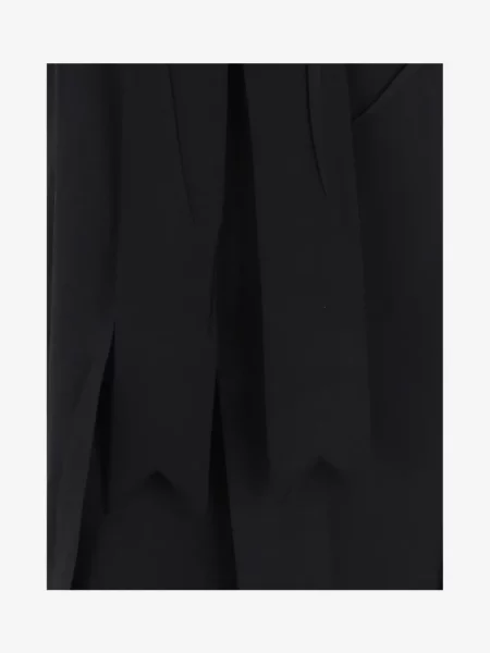 Rochie midi Alainpaul cu funde cu bretele negru