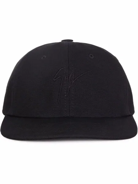 Șapcă Giuseppe Zanotti cu broderie negru