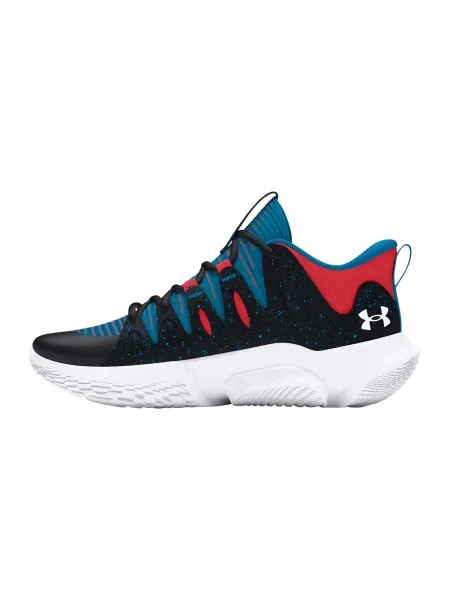 UNDER ARMOUR Pantofi sport albastru / roșu negru
