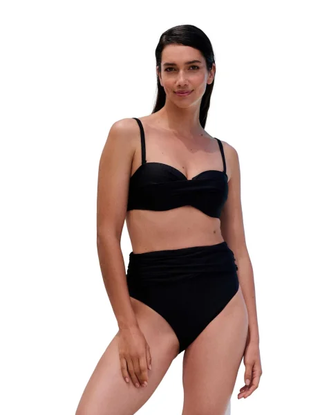 Mint Velvet Slip costum de baie negru