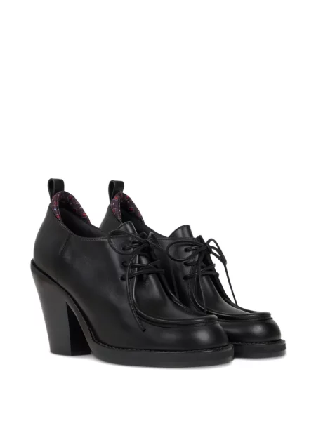 Pantofi derby Etro cu șireturi din piele negru