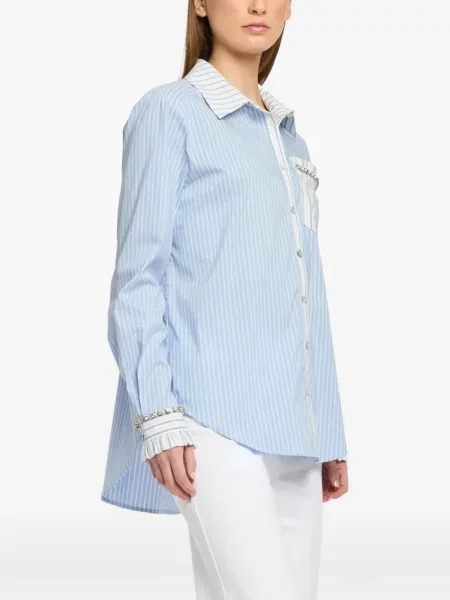 Koszula w paski Cinq A Sept w paski niebieska