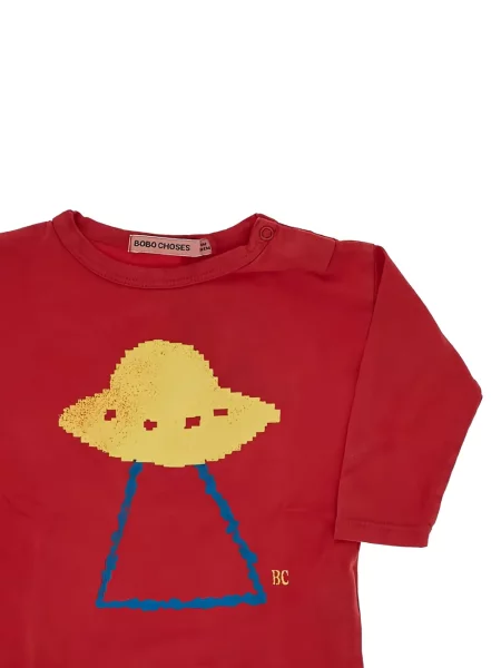 Koszulka dziecięca Bobo Choses czerwona