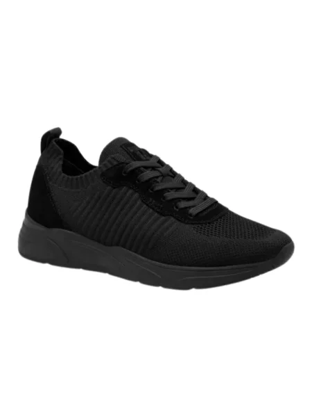 Sneakersy Tamaris skórzane czarne