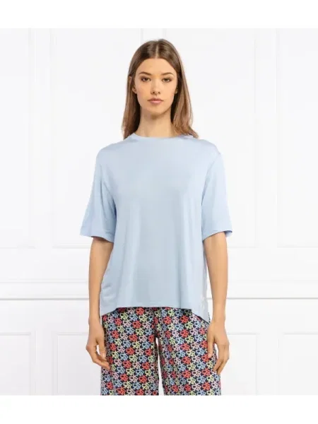 DKNY SLEEPWEAR Top de pijama | Relaxed fit albastru