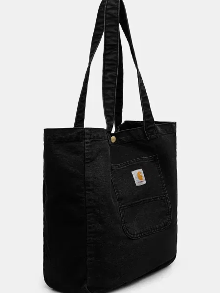 Сумка Carhartt Wip с камнями из канваса черная