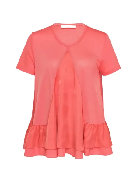 Top Club21 Collection cu volane roz