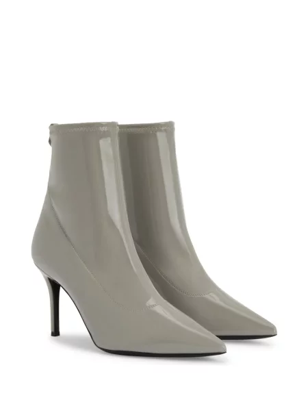 Iš natūralios odos auliniai batai Giuseppe Zanotti pilka
