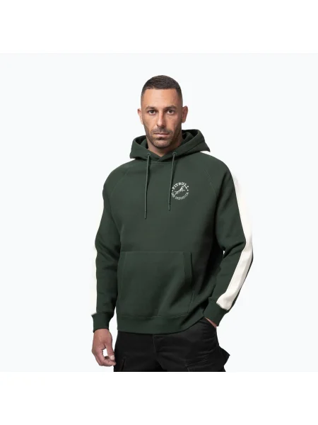 Спортивная кофта Pitbull West Coast с капюшоном зеленая