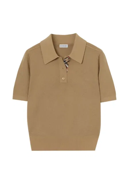 Tricou polo Burberry de lână