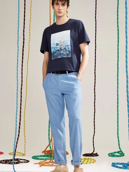 Тениска Medicine с принт тъмносиньо