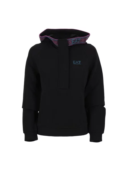 Bluza z kapturem Natural Ventus 7 Half Zip S czarna