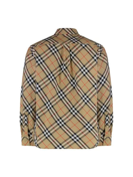 Koszula Burberry w kratę klasyczna beżowa