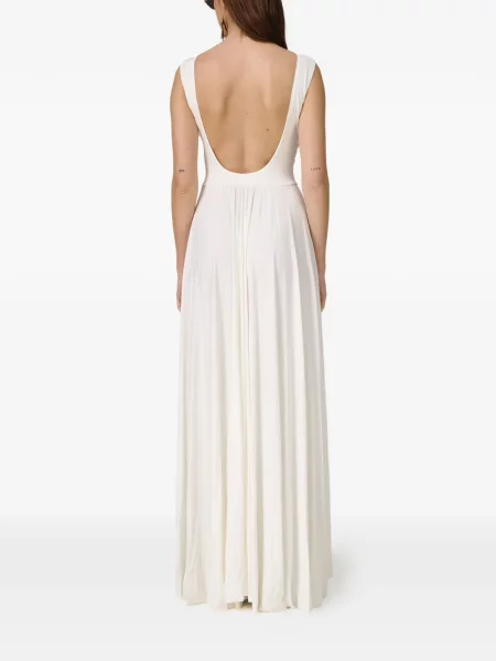 Maxi rochie maxi Pnk drapată de costum alb