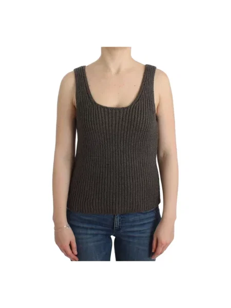 Top Ermanno Scervino wełniany szary