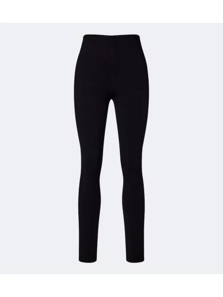 Leggings Balmain tricotate negru