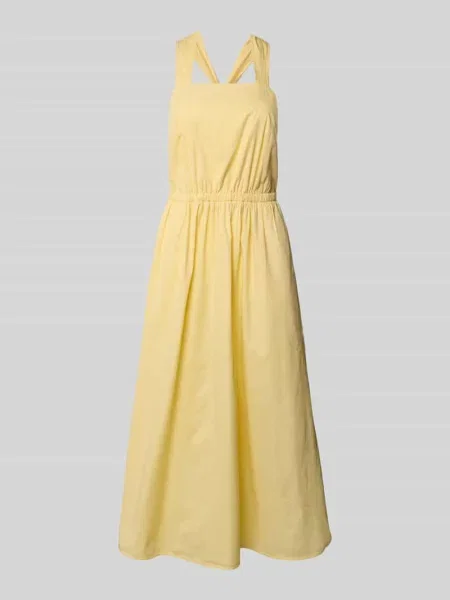 Sukienka midi z marszczeniami Bash