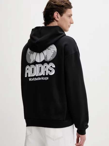 Adidas Originals hanorac de World Wide Hoops negru