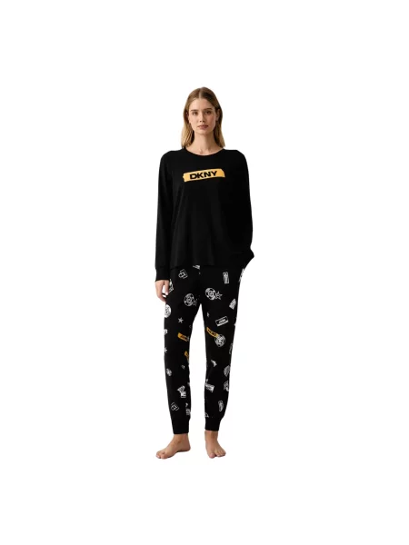 Piżama Dkny czarna