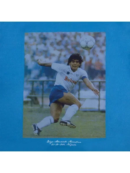 Koszulka dla dorosłych Maradona x COPA Nápoles Visitante niebieski