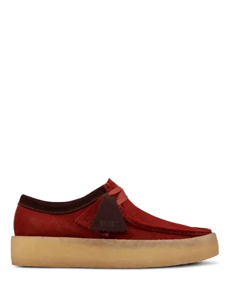 Ghete desert Clarks Originals din nubuc roșu