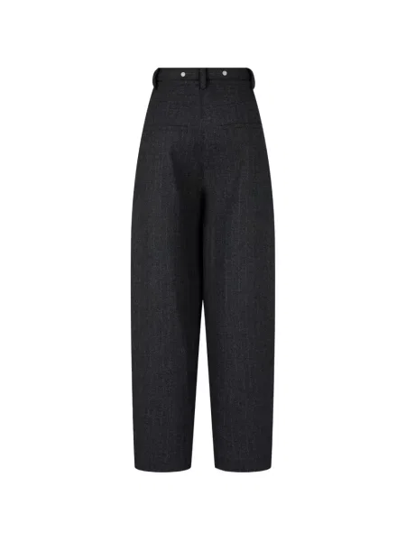 Pantaloni Tomboy cu cordon gri