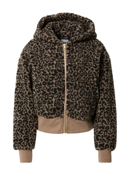 Urban Classics Geacă de primăvară-toamnă maro deschis / maro închis / gri taupe negru
