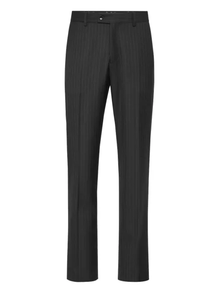 Pantaloni Billionaire cu dungi clasici negru