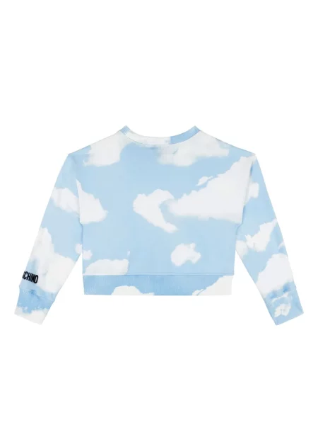 Bluza dziecięca Moschino niebieska