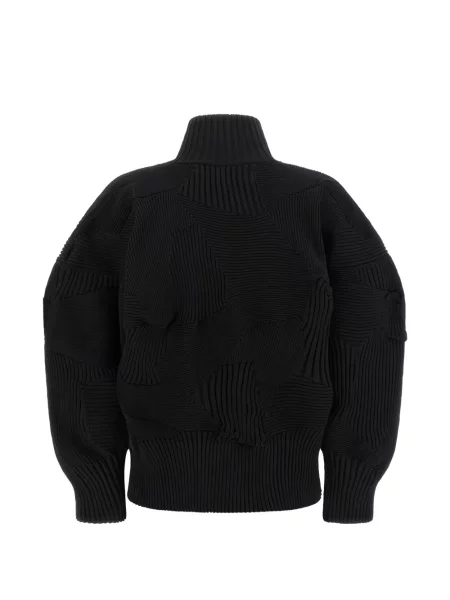 Geacă Issey Miyake tricotate negru