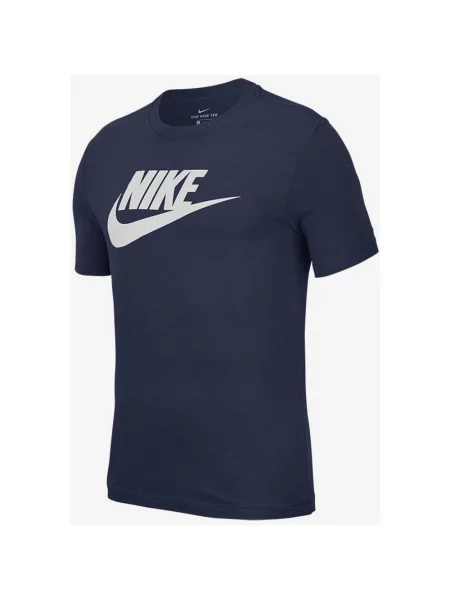 Koszulka damska Nike Sportswear Logo z krótkim rękawem niebiesko S biały