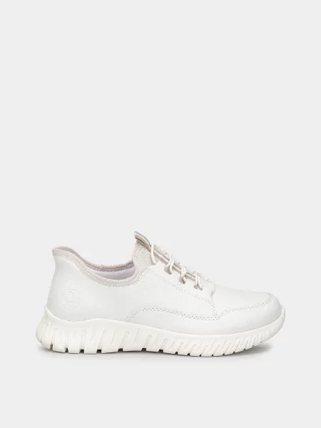 Кожаные ботинки Rieker белые