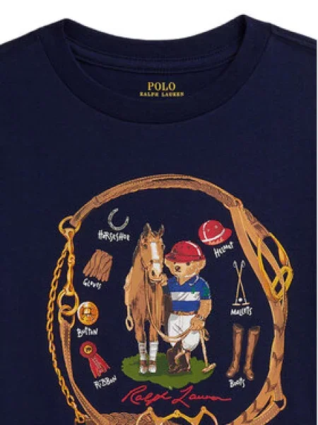 Polo Ralph Lauren Marškinėliai Tamsiai mėlyna