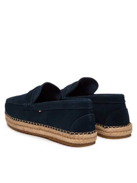 Tommy Hilfiger Espadrilės Flexible Hilfiger Sde Espadrille Tamsiai mėlyna