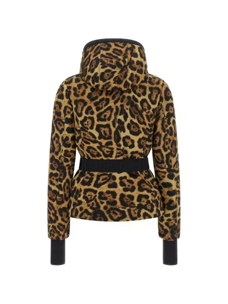 Geacă de schi Goldbergh cu imagine cu model leopard maro